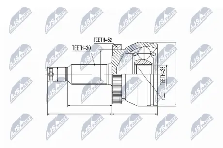 Автозапчасть NTY NPZHY504