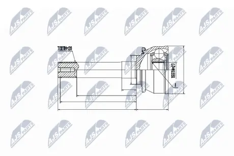 Автозапчасть NTY NPZMS016