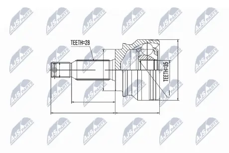 Автозапчасть NTY NPZMS036