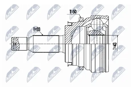 Автозапчасть NTY NPZ-MS-064