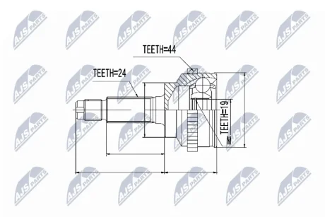 Автозапчасть NTY NPZMZ014