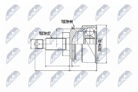 Автозапчасть NTY NPZSB010