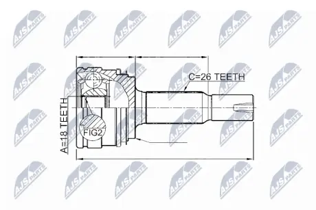 Автозапчасть NTY NPZ-TY-085