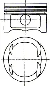 Поршень NURAL 87-119000-00