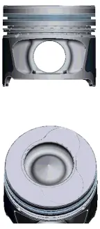 Поршень з кільцями RENAULT 76,50 K9K802 2008- (вир-во) NURAL 87-123407-20