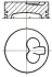 Поршень з кільцями FIAT 82,60 1,9D Doblo (вир-во Nural) NURAL 8712400800 (фото 1)