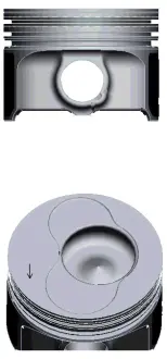 Поршень (81 мм) (циліндр 3, 4) VW - BDJ,BDK,BST NURAL 8713950040