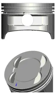 Поршень з кільцями FORD 79,00 1.6i 16V Zetec (вир-во) NURAL 87-141300-20
