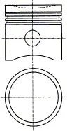 Engine piston. Поршень двигателя NURAL 8715440000