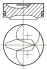 Engine piston. Поршень двигателя NURAL 8728710030 (фото 1)