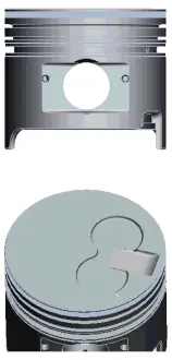 Engine piston. Поршень двигателя NURAL 8737380010
