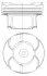 Поршень з кільцями FORD 71,90 M1JC 1.0 ECOBOOST(вир-во) NURAL 8742430000 (фото 1)
