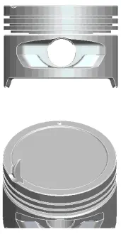 Engine piston. Поршень двигателя NURAL 8743540000