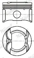 Поршень з кільцями MINI/PSA 77.50 1.6 16V EP6C/N12B16 06- (вир-во) NURAL 8744480710