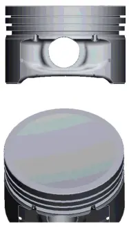 Поршень з кільцями RENAULT 69.5 D4F 1.1 16V 00- (вир-во) NURAL 87-450007-00