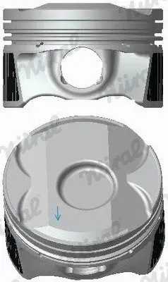 поршень OPEL B10XFT, D10XFL, B10XFL, F10XFL - 74.50mm + 0.50mm NURAL 8745320700 - фото 1