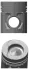 Поршень STD NURAL 87-743400-40 (фото 1)