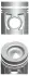 Поршень DAF 130.00 WS242M/268M/295M/315M NURAL 87-743400-50 (фото 1)
