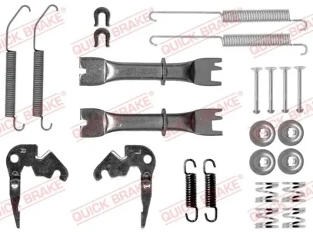 комплект пружинок колодок ручника citroen C-Zero/Nissan NV200/NV300 10- (повний) OJD QUICK BRAKE 1050033S