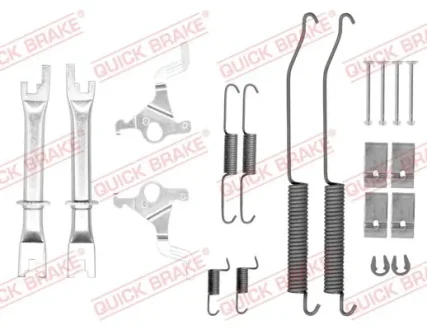 Монтажний набір гальмівної колодки NISSAN NAVARA NP300 RENAULT ALASKAN 2.3D/2.5D/3.0D 07.05- OJD QUICK BRAKE 1050036S