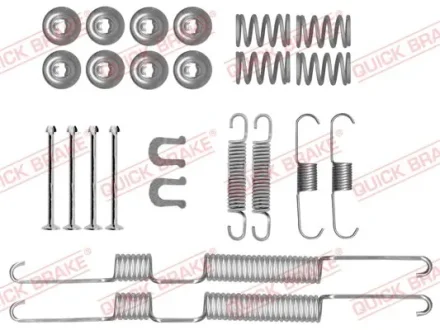 Монтажний набір гальмівної колодки TOYOTA 4 RUNNER I, 4 RUNNER II, 4 RUNNER III, HIACE / COMMUTER V, HIACE III, HIACE IV, HILUX V, HILUX VI, HILUX VIII, LAND CRUISER 1.5-4.7 08.84- OJD QUICK BRAKE 1050074