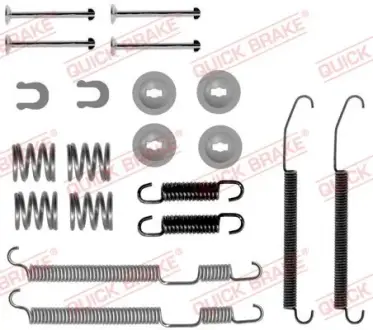 Монтажний набір гальмівної колодки SUBARU FORESTER, IMPREZA, LEGACY I, LEGACY II, LEGACY OUTBACK 1.5-2.5 01.89-06.09 OJD QUICK BRAKE 1050075