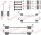 Монтажний набір гальмівної колодки NISSAN MICRA V RENAULT CAPTUR I 0.9-1.6 06.13- OJD QUICK BRAKE 1050076 (фото 1)