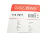 Комплект пружинок колодок ручника Peugeot 205/306/Renault Megane I 81-07 OJD QUICK BRAKE 105-0617 (фото 3)