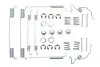 Комплект для монтажу гальмівних колодок OJD QUICK BRAKE 105-0642 (фото 1)