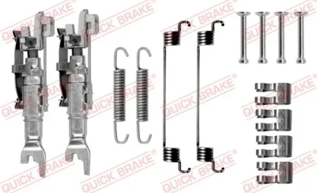 Монтажний набір гальмівної колодки FIAT 500, 500 C, PANDA, PUNTO FORD KA 0.9-Electric 09.99- OJD QUICK BRAKE 1050783S