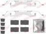 Монтажний набір гальмівних колодок передн FORD FOCUS IV, GALAXY III, GALAXY MK III, KUGA III, S-MAX FORD USA EDGE RENAULT ESPACE V 1.0-2.5H 01.15- OJD QUICK BRAKE 1090049 (фото 1)
