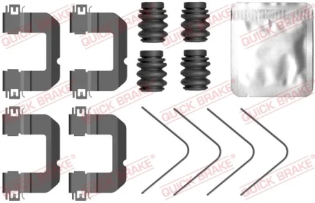 Монтажний набір гальмівних колодок передн KIA RIO IV, STONIC 1.0-1.6D 01.17- OJD QUICK BRAKE 1090102