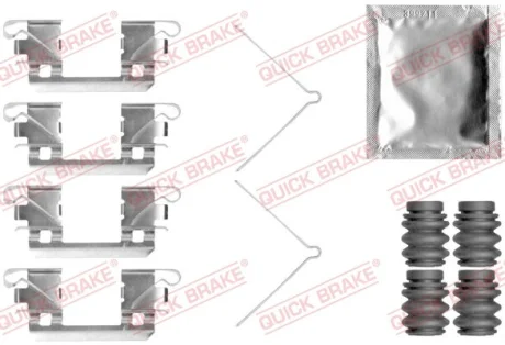 Монтажний набір гальмівних колодок передн HONDA JAZZ IV 1.3/1.5 09.15- OJD QUICK BRAKE 1090113
