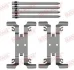 Планка супорта (переднього) прижимна (к-кт) Audi Q5 16- OJD QUICK BRAKE 1090206 (фото 1)