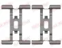 Планка супорта (заднього) прижимна (к-кт) Porsche Cayenne 17- OJD QUICK BRAKE 109-0211 (фото 1)