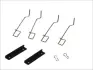 Планка супорта (заднього) прижимна (к-кт) Renault Megane I/Peugeot 205/306 91- OJD QUICK BRAKE 109-1125 (фото 1)