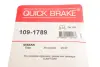 Р/к-кт гальмівних колодок перед. Nissan Tiida 1.5-1.8, 07- OJD QUICK BRAKE 109-1789 (фото 6)