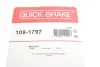 Планка супорта (заднього) прижимна (к-кт) Citroen C4 II/Peugeot 3008/5008 09- (Lucas) OJD QUICK BRAKE 109-1797 (фото 4)