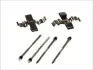 Планка супорта (заднього) прижимна (к-кт) VW Touareg 2.5TDI/3.0TDI 02-10 OJD QUICK BRAKE 109-1809 (фото 1)