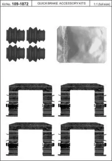 Комплектующие OJD QUICK BRAKE 1091872