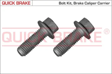 Направляючий болт супорта задн (упаковка 2 шт) VOLVO S60 I, S80 I, V70 II, XC70 I FORD C-MAX, FOCUS II, FOCUS II/KOMBI, MONDEO III 1.4-3.0 11.97- OJD QUICK BRAKE 11558XC