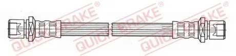 Шланг гальмівний задній OJD QUICK BRAKE 27093