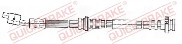 Шланг тормозной OJD QUICK BRAKE 59905 (фото 1)