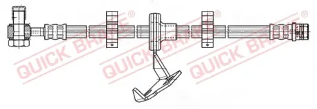 Гальмівний шланг OJD QUICK BRAKE 59.987X