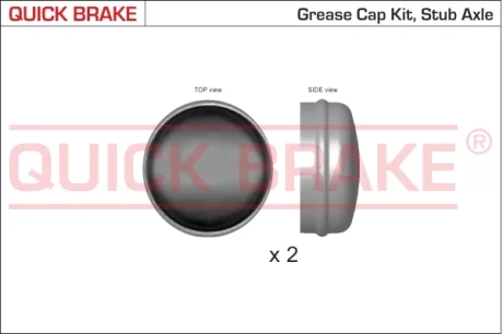 QUICK BRAKE Пилозахисні ковпачки для ступиці OJD QUICK BRAKE 9821K