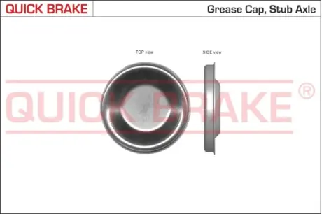 Кришка підшипника маточини (задньої) Citroen Berlingo/C3/C5/C6/Peugeot 1007 93- (d=64mm) OJD QUICK BRAKE 9826