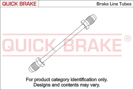 CU-1040A-A QUICK BRAKE Трубопровід ручного гальма OJD QUICK BRAKE CU1040AA
