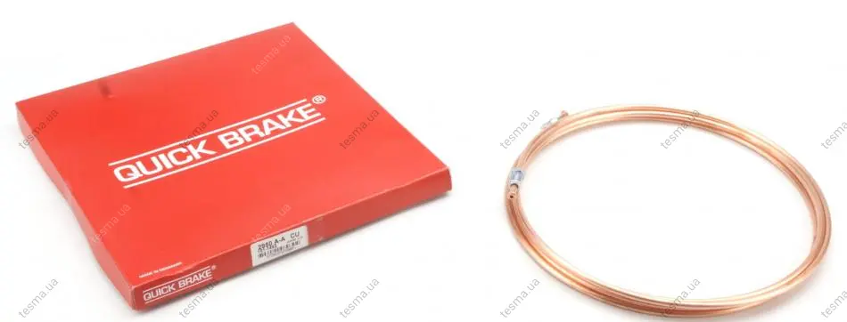 Трубка гальмівна 2.95м OJD QUICK BRAKE CU-2950A-A (фото 1)