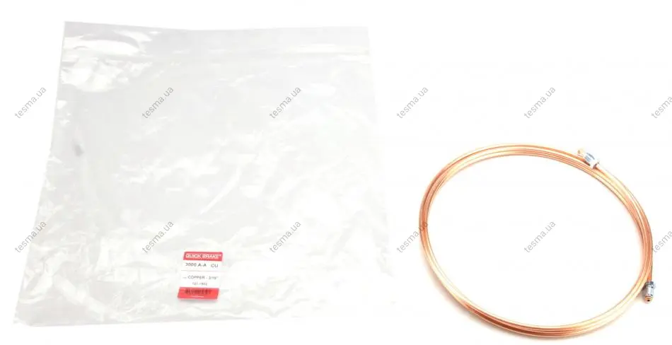 трубка гальмівна 3.30м OJD QUICK BRAKE CU-3300A-A - фото 1