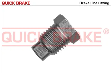 З\'єднувач трубки гальмівний (M12x1.25/13x19.5/d=5.2) OJD QUICK BRAKE N5,0